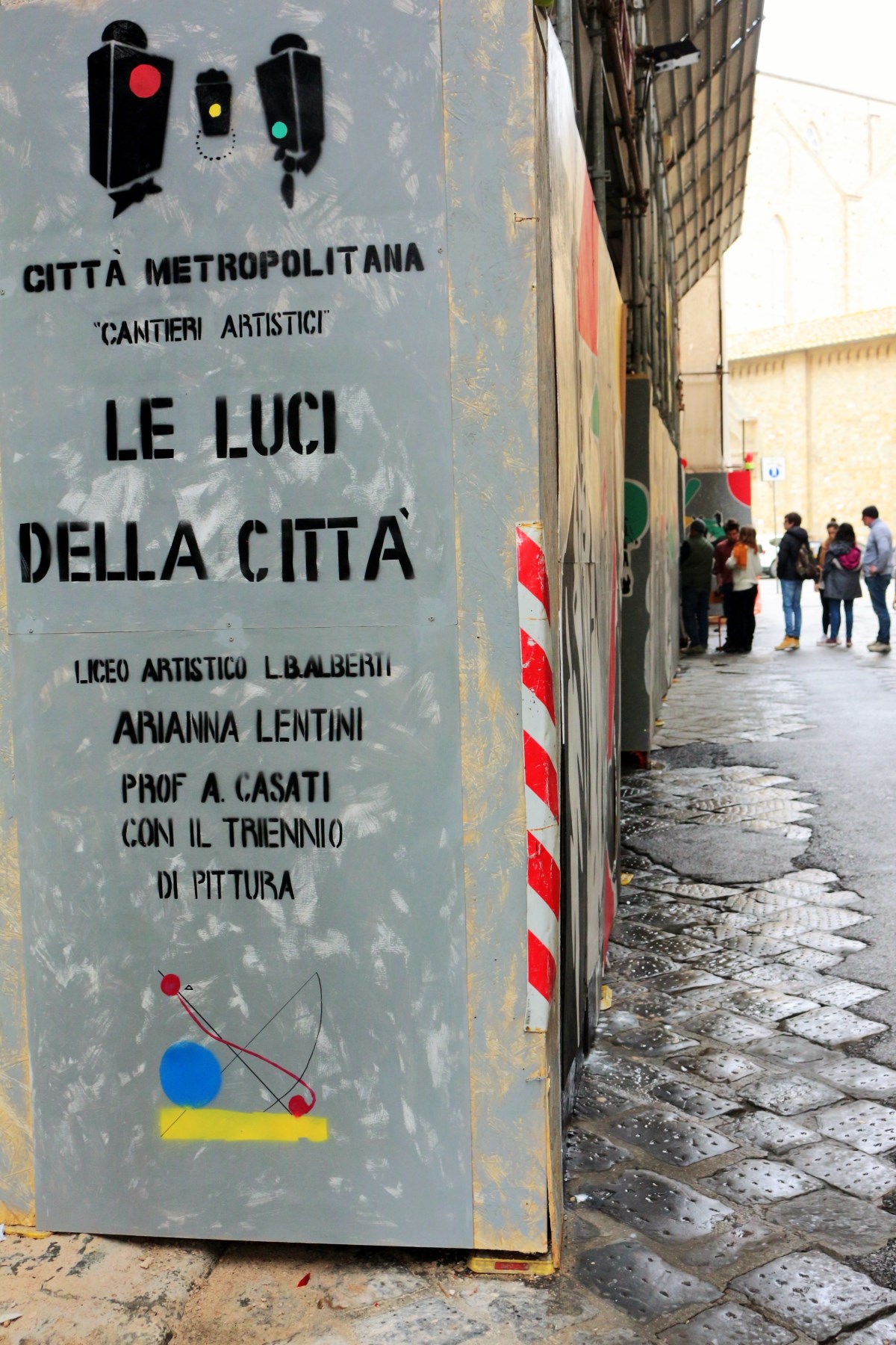 Cantieri artistici 'Le luci della città' al liceo Alberti di Firenze (foto di Antonello Serino, Redazione di Met)
