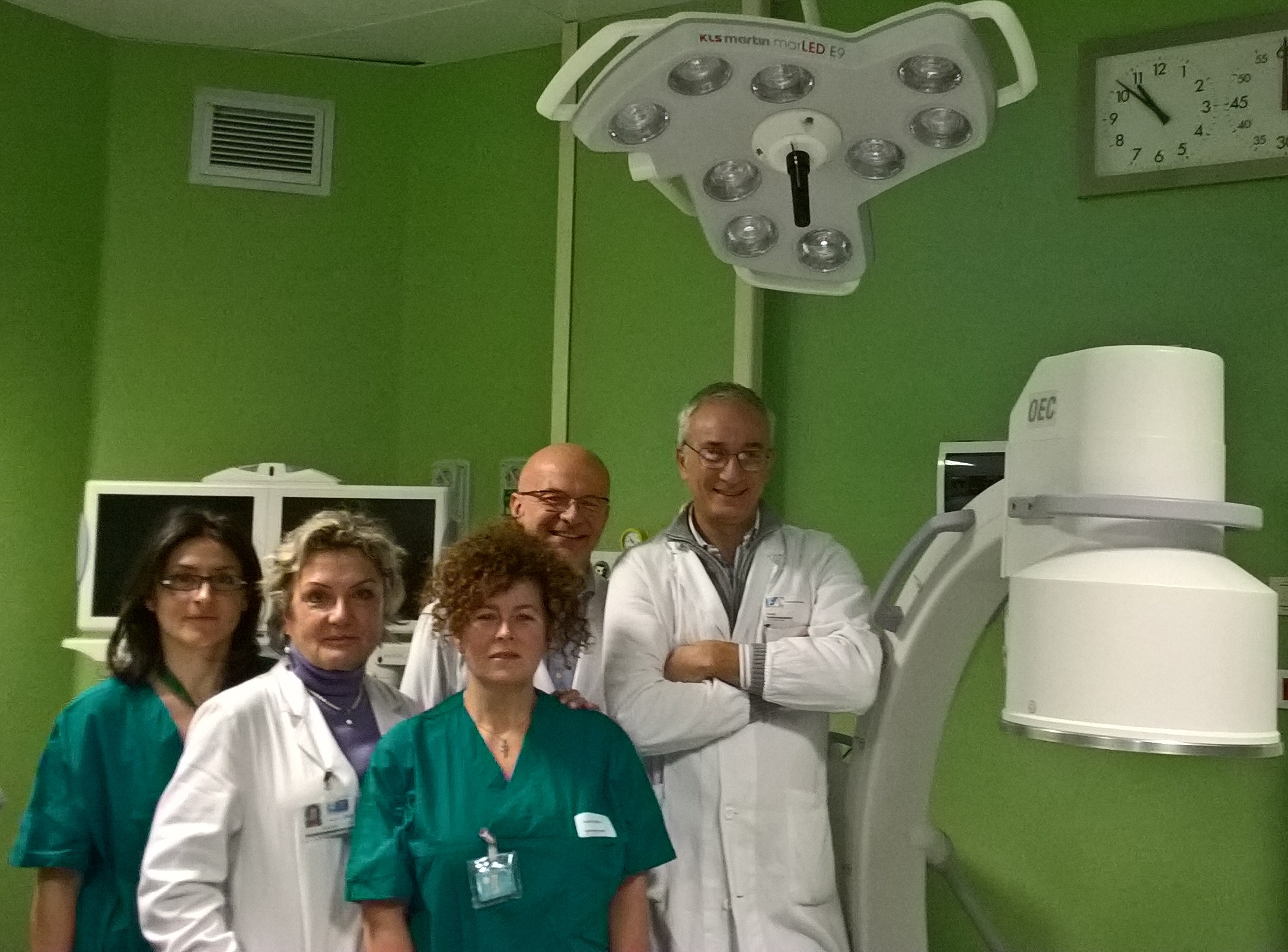 Equipe di elettrofisiologia dell’Ospedale San Jacopo di Pistoia