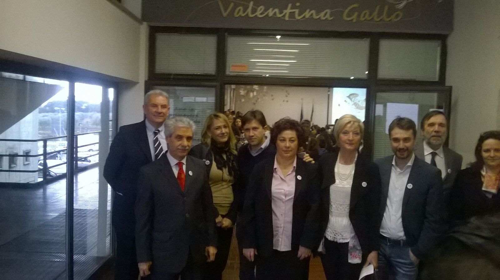 Cerimonia di intitolazione a Valentina Gallo dell'auditorium dell'istituto Calamandrei