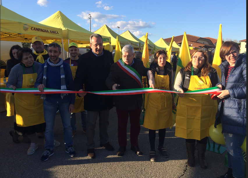 Inaugurazione del nuovo mercato di Campagna Amica a Stabbia
