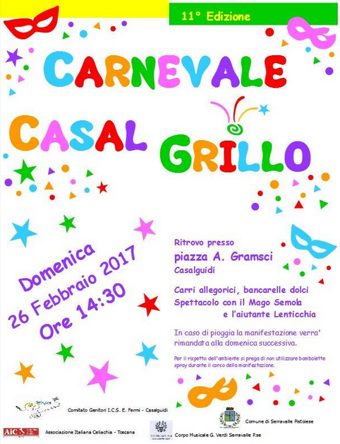 Locandina Carnevale di CasalGrillo