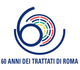 Logo dei 60 anni dei Trattati di Roma