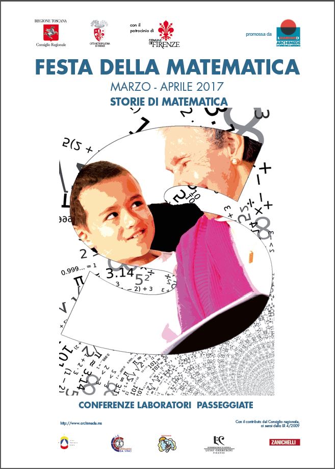 La locandina della 'Festa della Matematica'