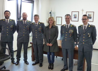 Il Prefetto di Prato in visita al Comando della Guardia di Finanza