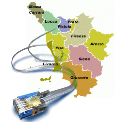 Immagine dalla pagina sulla banda larga dell'Agenda Digitale Toscana