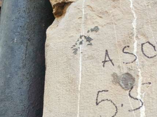Scritta sul muro di Ponte Vecchio