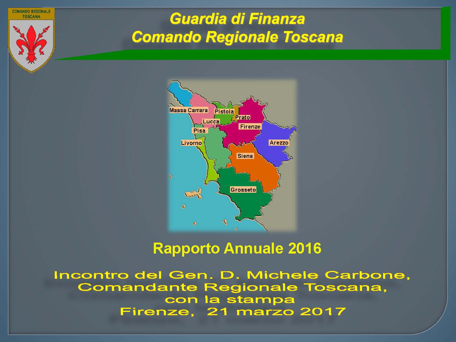 Bilancio operativo Toscana 2016