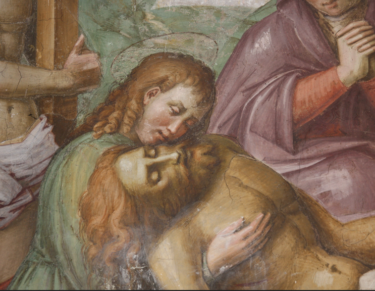 Particolare della Pieta' di Marcialla