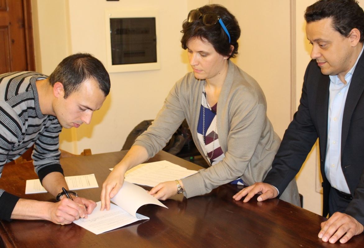 Firma delle convenzioni del progetto 'MigrAZIONI PER LO SPORT'