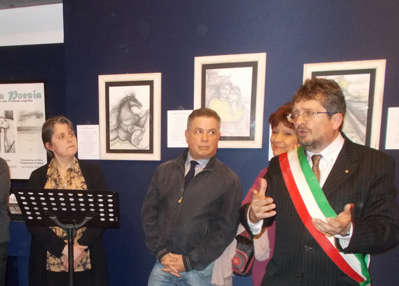 Inaugurazione mostra di pittura di Fiorenzo Toniutti