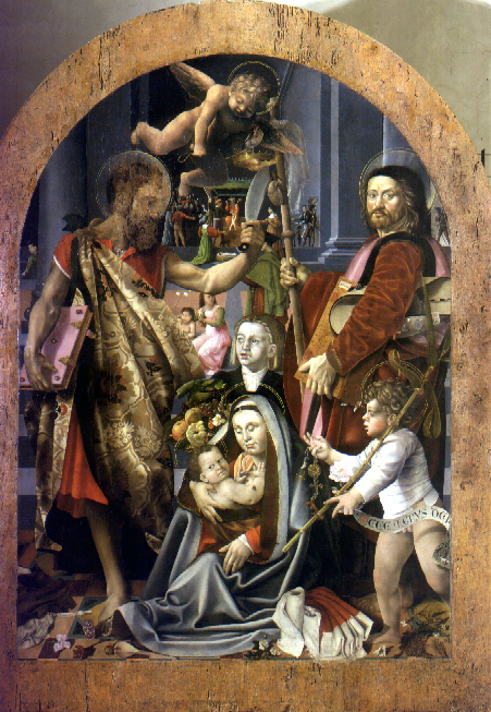 Bernardino Detti - Madonna della Pergola - foto di archivio del Museo Civico