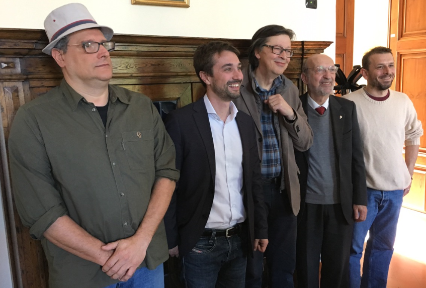 Da sinistra: Fabio Chiari, Lorenzo Falchi, Marco Becattini, Gualtiero Nicolini, Francesco Algieri