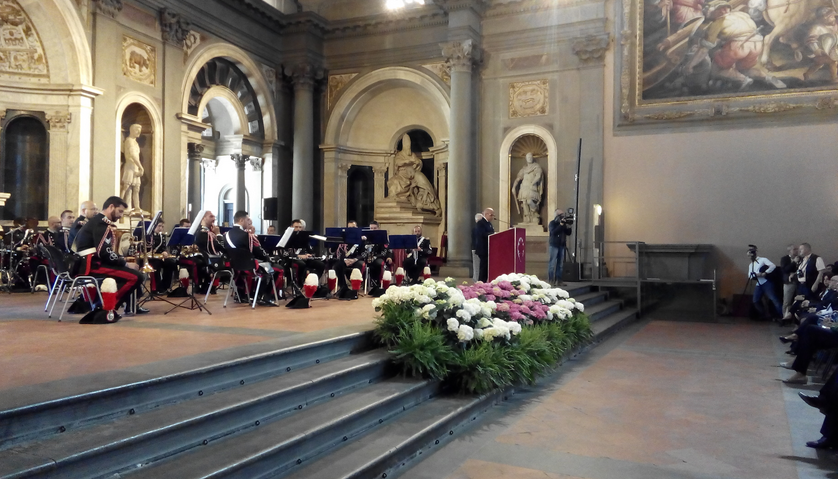 Il Prefetto di Firenze alla cerimonia del Primo Maggio in Palazzo Vecchio
