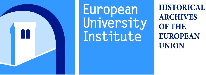 Il logo degli Archivi Storici dell'Unione Europea