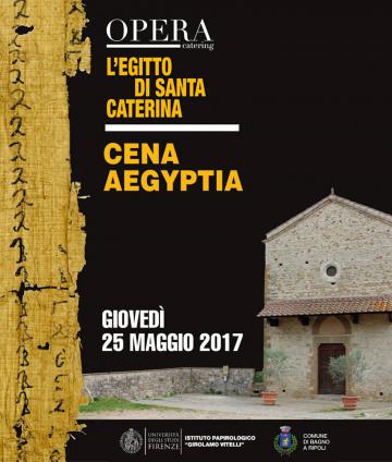 “Cena Aegyptia”, proseguono gli eventi collaterali della mostra su Santa Caterina