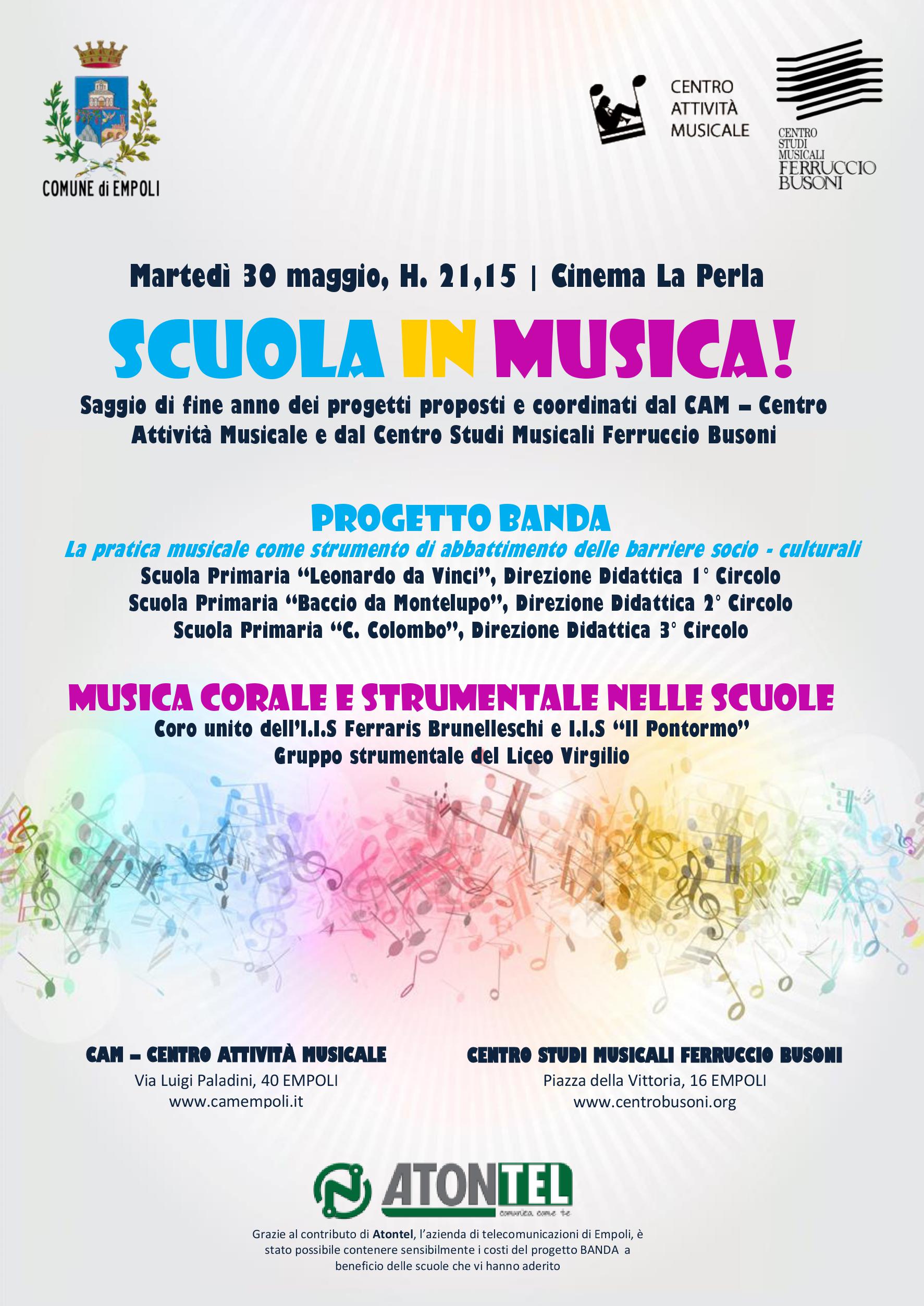 Locandina evento: Scuola in Musica’