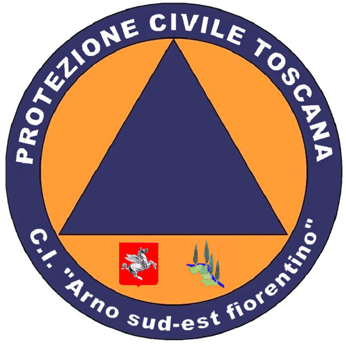 Il logo del Centro Intercomunale di Protezione Civile “Arno Sud-Est Fiorentino”
