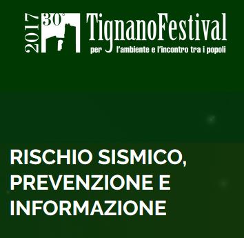 Rischio sismiso al Tignano Festival