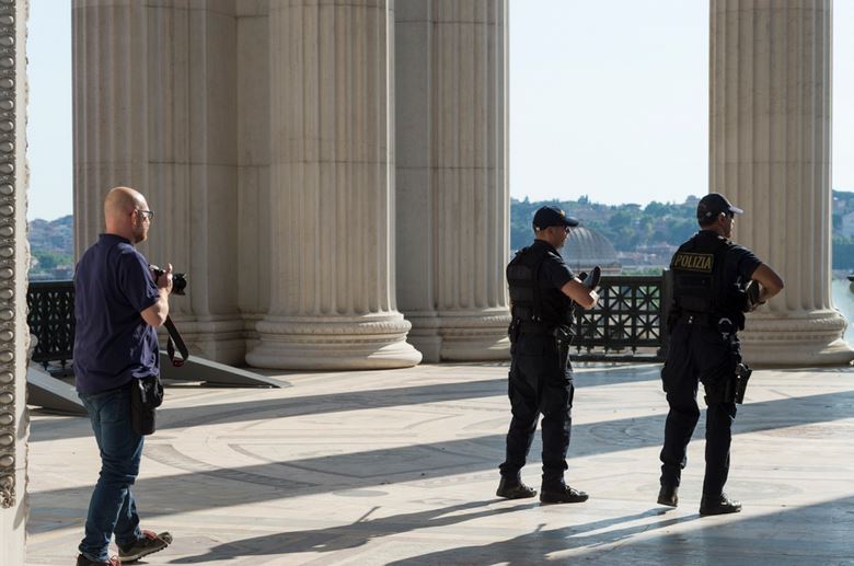 Scatto per il Calendario Polizia di Stato 2018