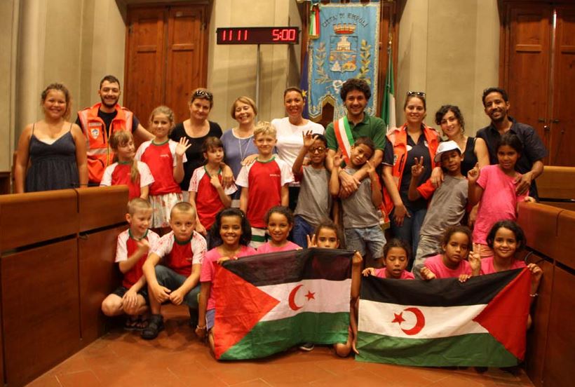 Bambini dal Saharawi e dalla Bielorussia ospiti in Comune a Empoli