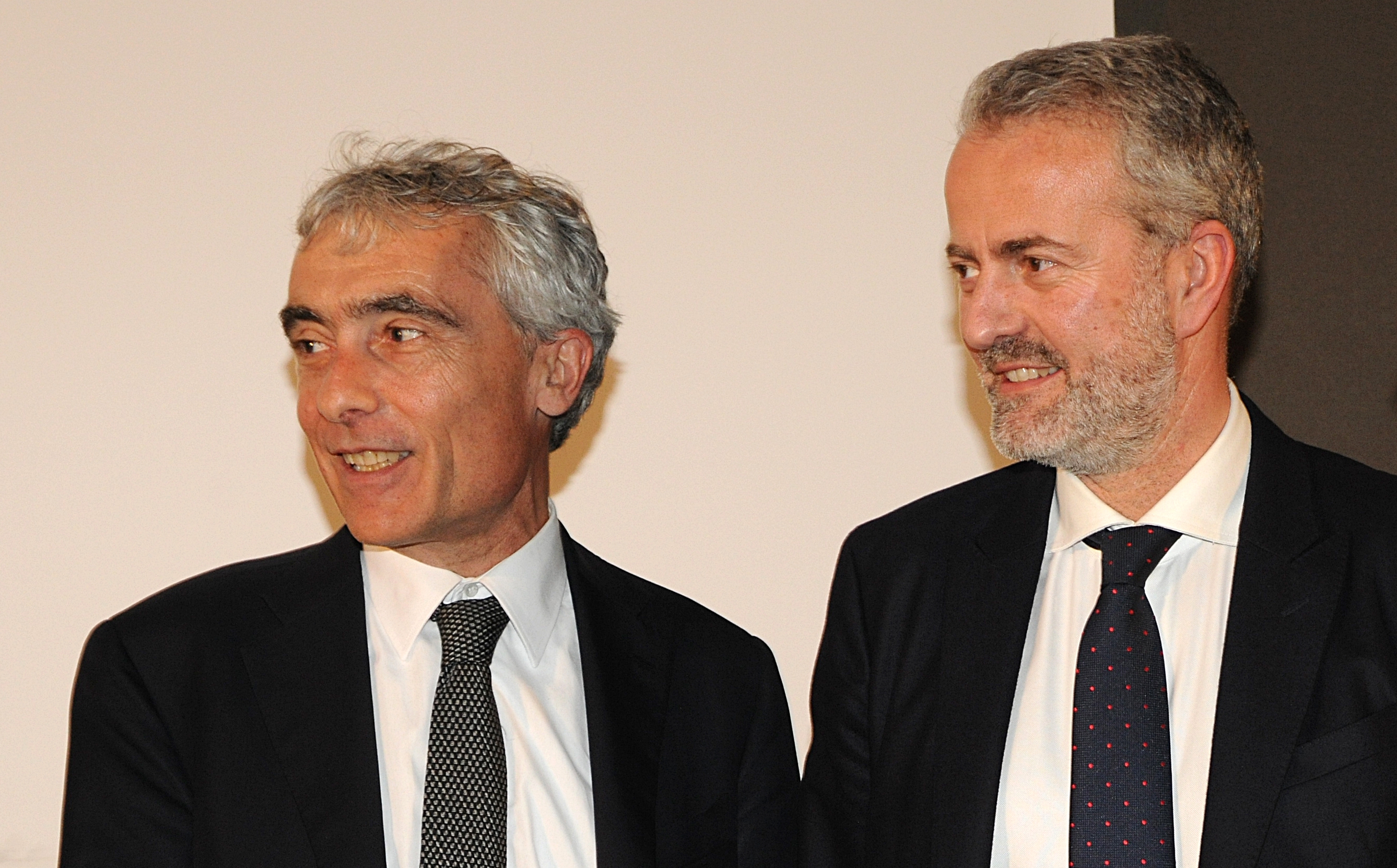 Tito Boeri, presidente dell'Inps e Alberto Zanobini, Direttore generale dell'Ospedale pediatrico Meyer)
