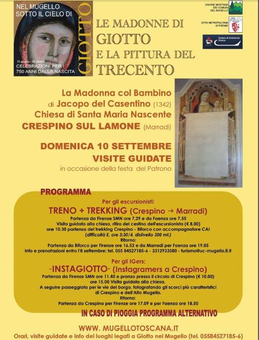 Giotto in Mugello, 10 settembre Crespino