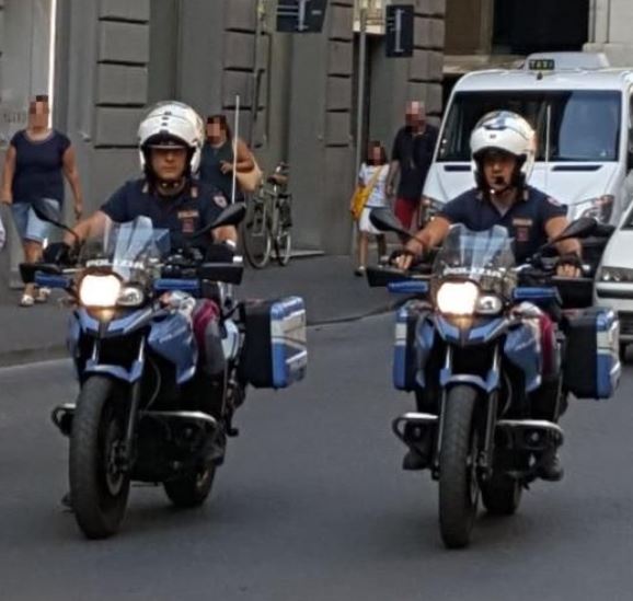 I motociclisti della Polizia di Statol
