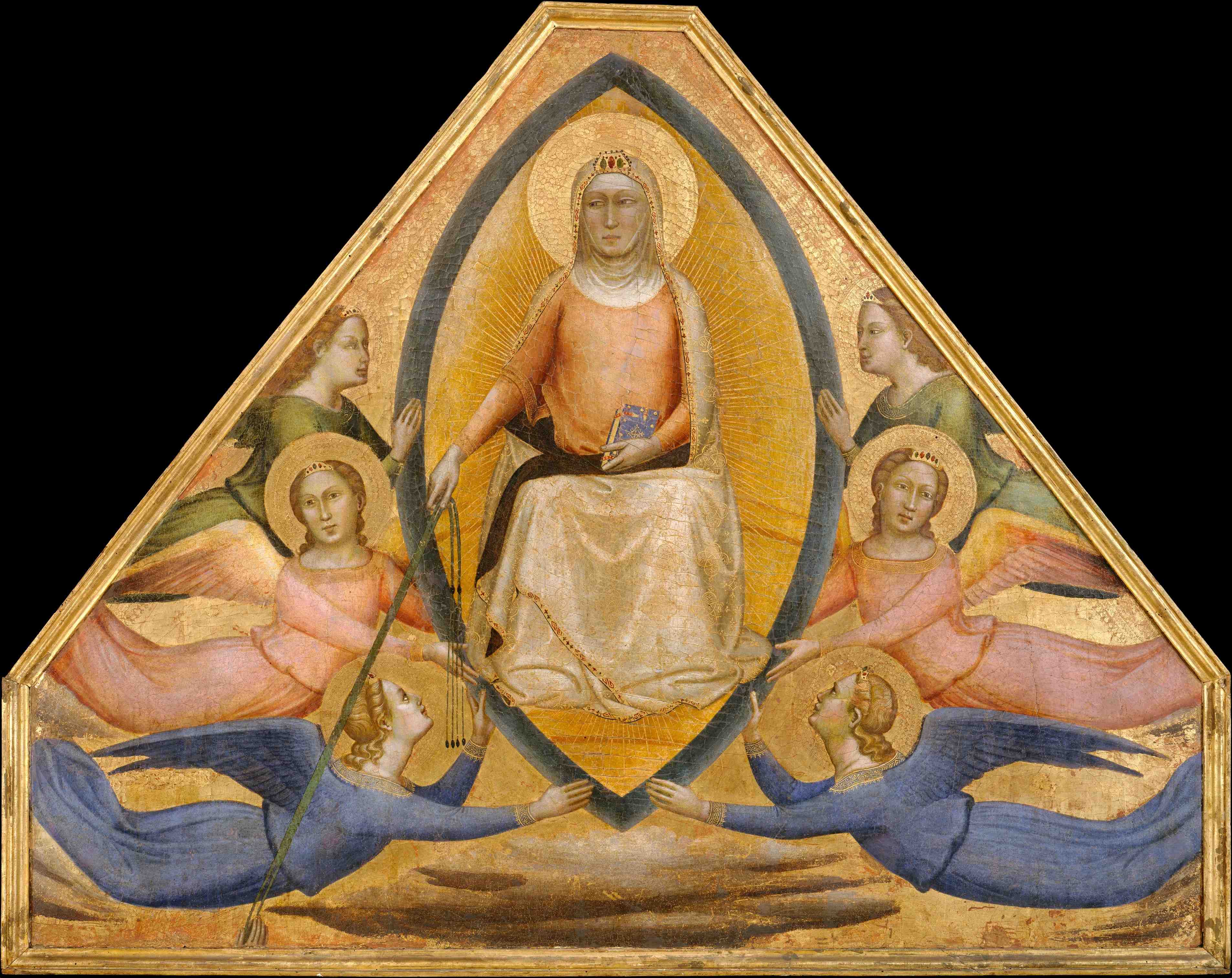Bernardo Daddi, L Assunzione della Vergine, 1337-39, New York, Metropolitan Museum of Art (Fonte foto comune di Prato)