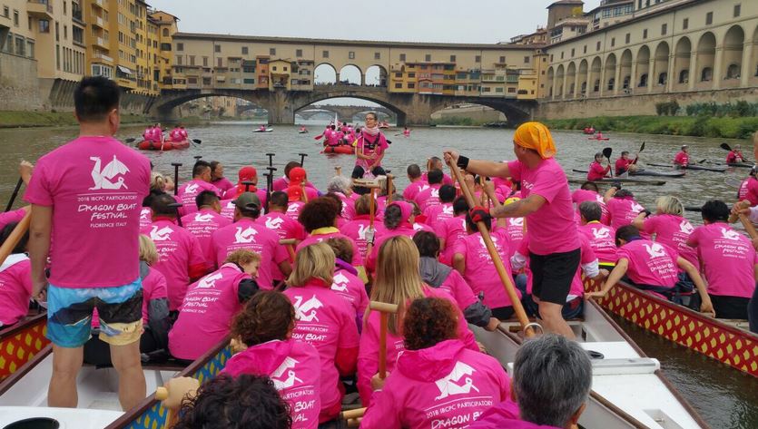 Parata in Arno per il Pink October 2017