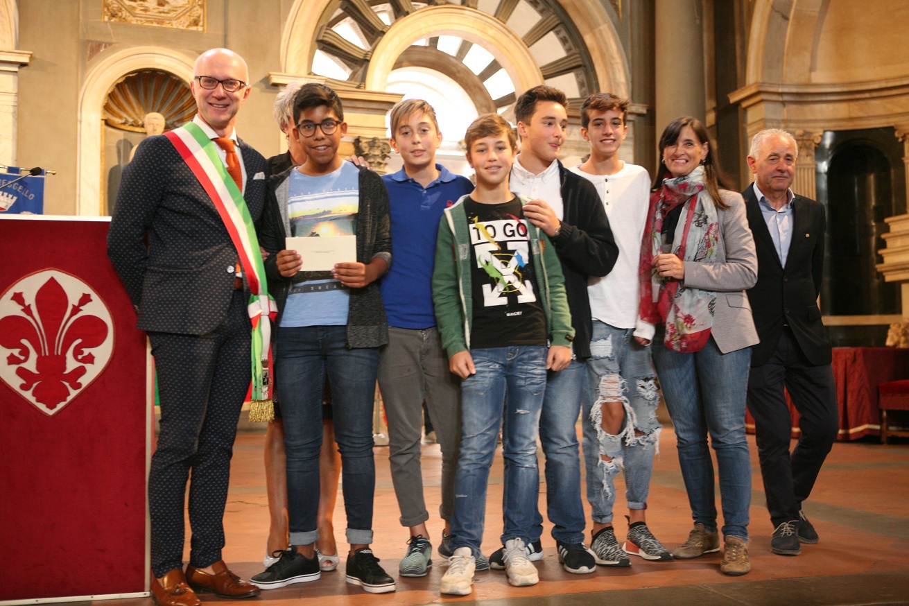 Studenti di Fucecchio premiati in Palazzo Vecchio