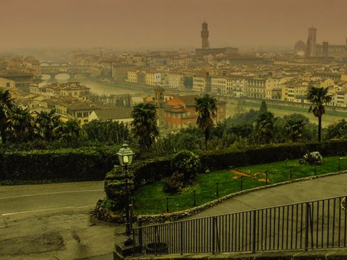 Firenze dal Piazzale Michelangelo (immagine dal sito del Comune di Firenze)