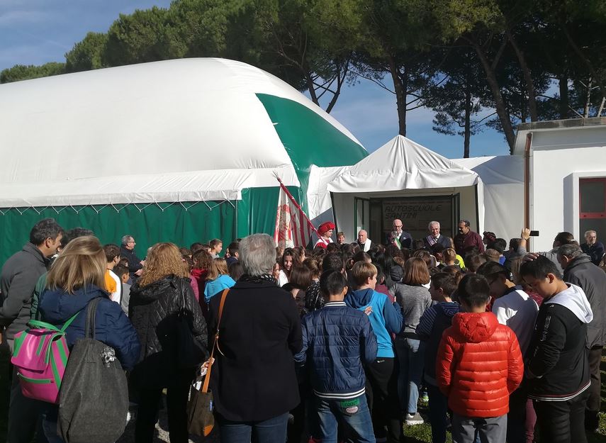 Inaugurazione nuova palestra geodetica a Fucecchio
