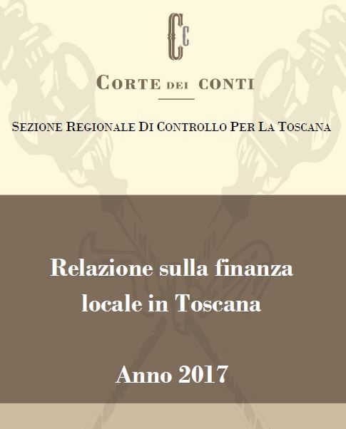 Corte dei Conti, Relazione sulla finanza locale in Toscana 