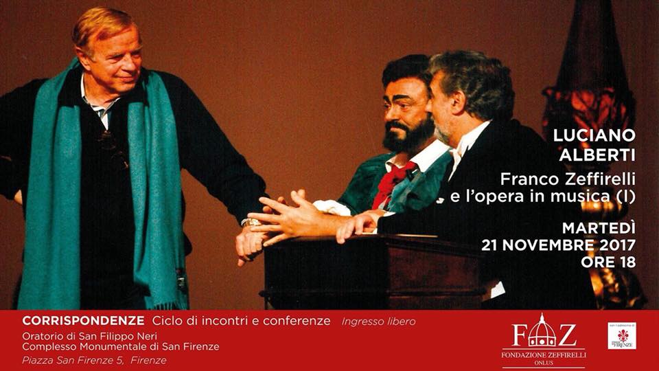 Franco Zeffirelli e opera - Locandina evento 