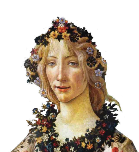 Particolare dalla Primavera di Botticelli