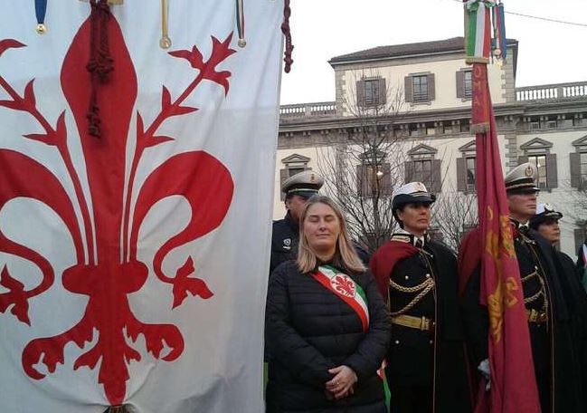 Francesca Paolieri a Milano per ricordare la strage di piazza Fontana