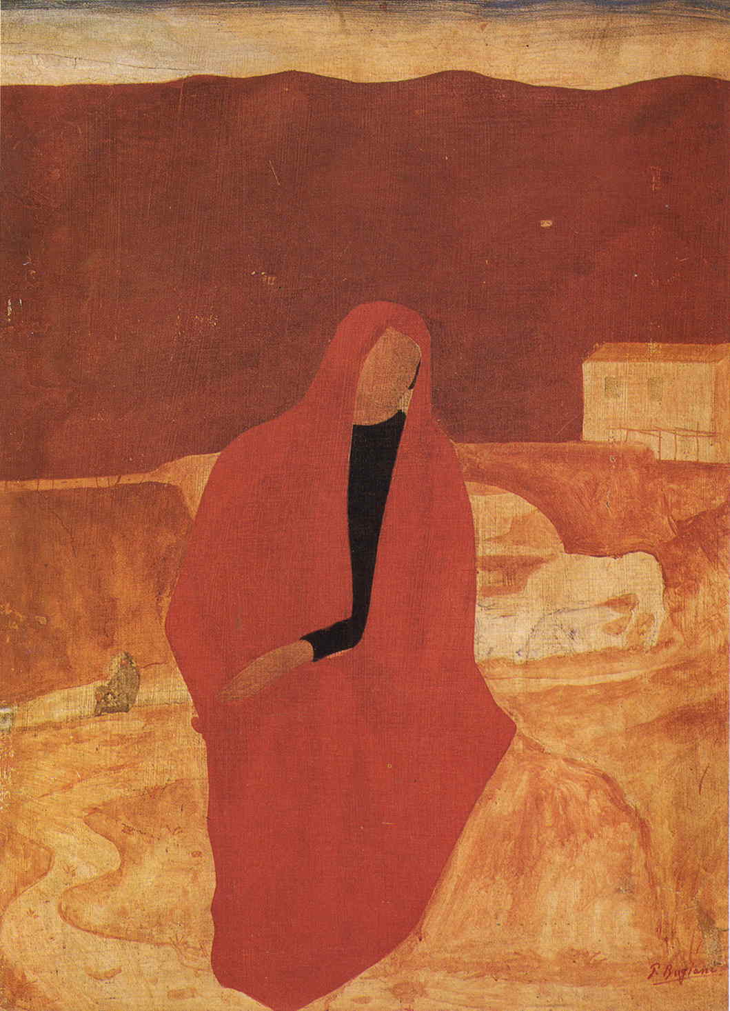 Madonna dal manto rosso, 1931
