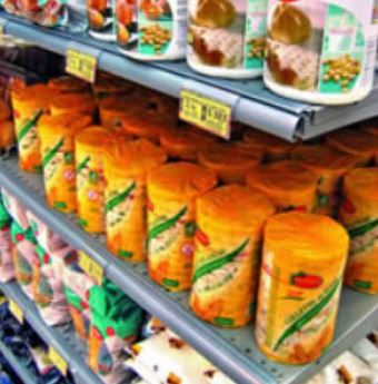 Prodotti senza glutine in un supermercato