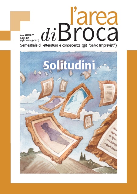 La copertina del nuovo numero de "L'area di Broca"