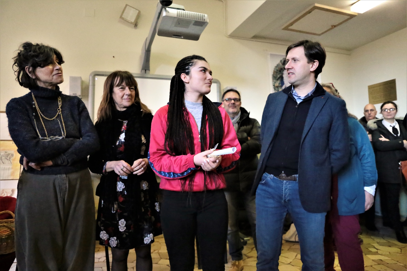 Scuole Firenze, il Sindaco della Citta' Metropolitana incontra gli studenti del liceo artistico Alberti (foto Antonello Serino, Ufficio Stampa - Redazione di Met)