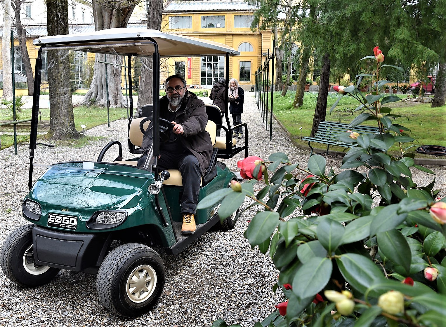 Golf car orto botanico (fonte foto comunicato stampa)