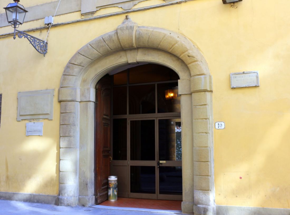Ingresso di Palazzo Medici Riccardi in via Ginori 10