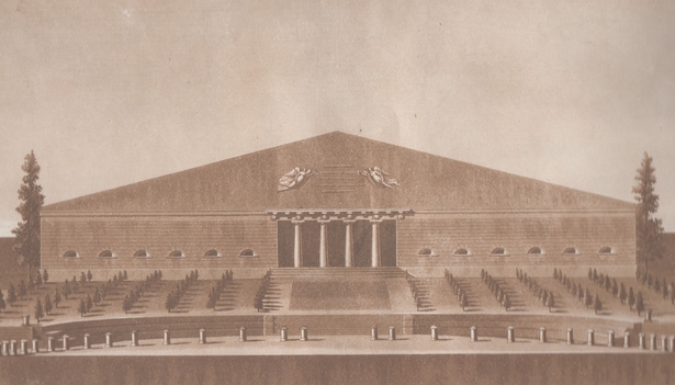 Il Pantheon progettato da Rossi Melocchi 