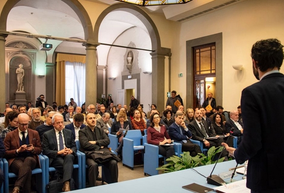 Il sindaco di Fucecchio Alessio Spinelli in prima fila a Firenze al convegno TOSCANA SICURA