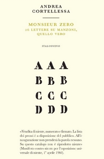 Copertina del libro 'Monsieur Zero. 26 Lettere su Manzoni, quello vero'