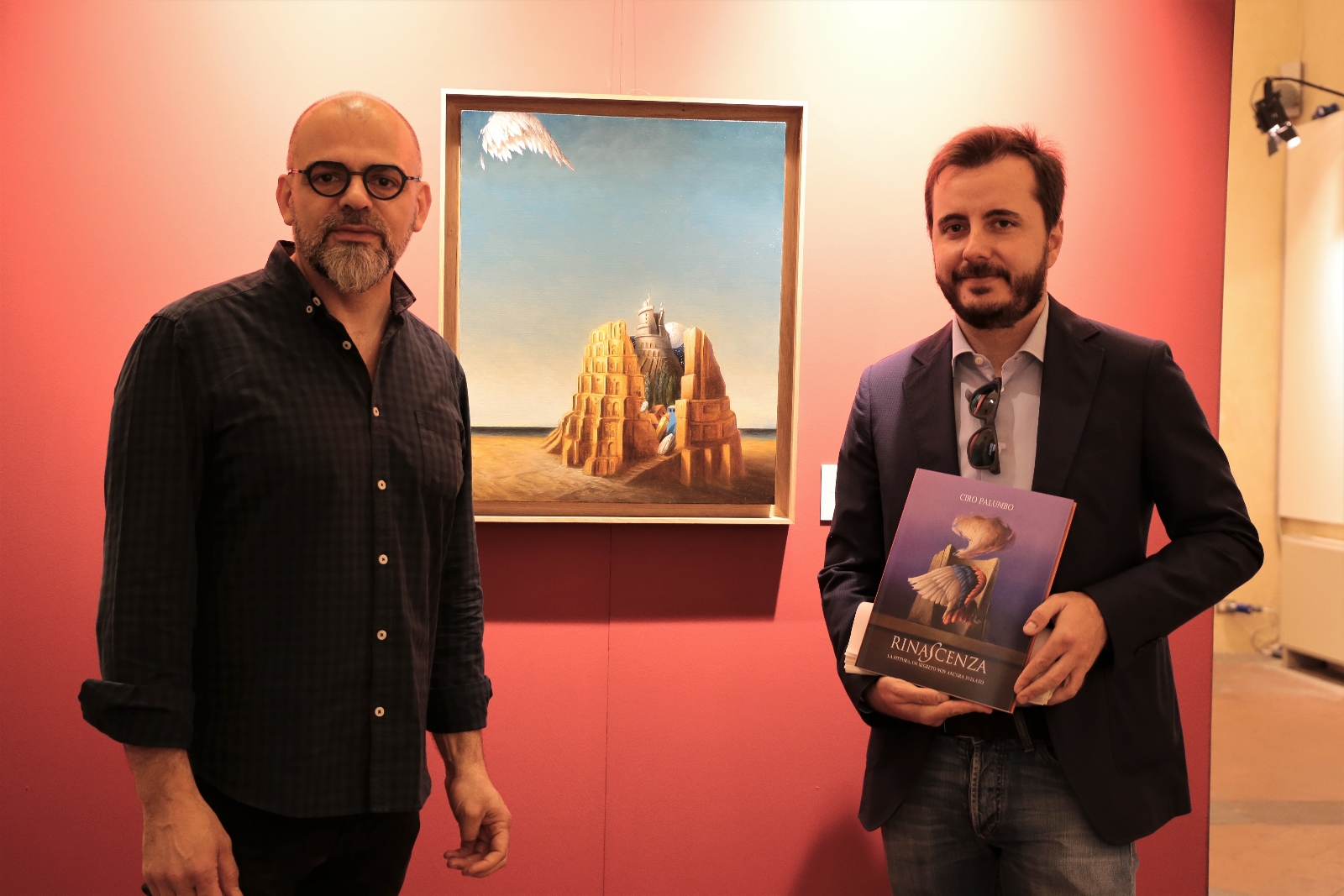 Ciro Palumbo (a sx) con Marco Semplici (foto di Antonello Serino, Ufficio Stampa - Redazione di Met)