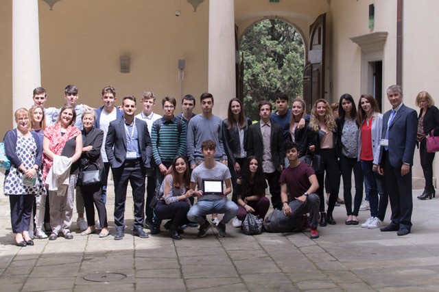 Foto di gruppo a Villa Salviati