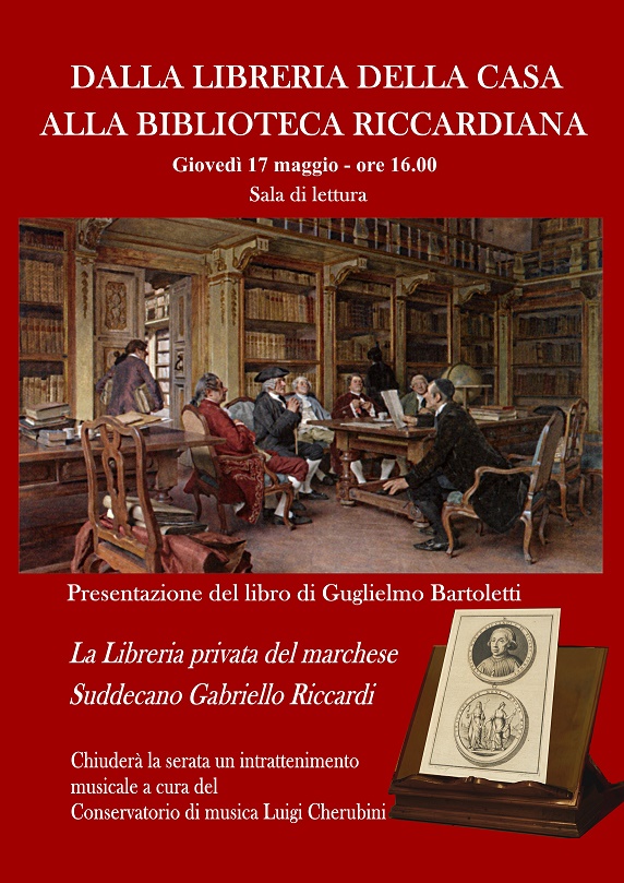 Il manifesto dell'incontro nella Biblioteca Riccardiana