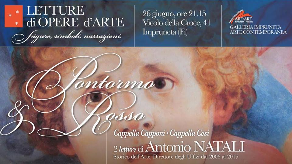 Letture di opere d'Arte con Antonio Natali: approfondimento su Pontormo e Rosso