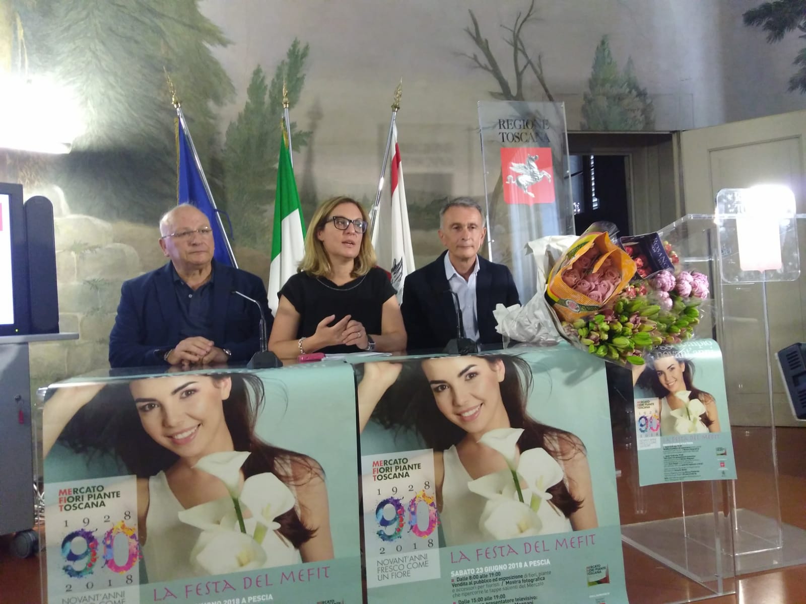 Il Mercato dei fiori di Pescia festeggia 90 anni. Presentazione - fonte Regione Toscana